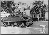 A French 2nd Armoured Division tank