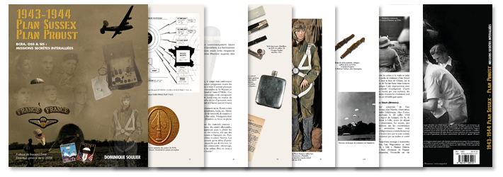 Couverture du livre « 1943-1945 Plan Sussex Plan Proust » — Dominique Soulier